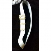 Drummers White Cross Belt